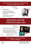 Menningarvor í Mosfellsbæ 2019 - Þriðjudagana 2. og 9. apríl